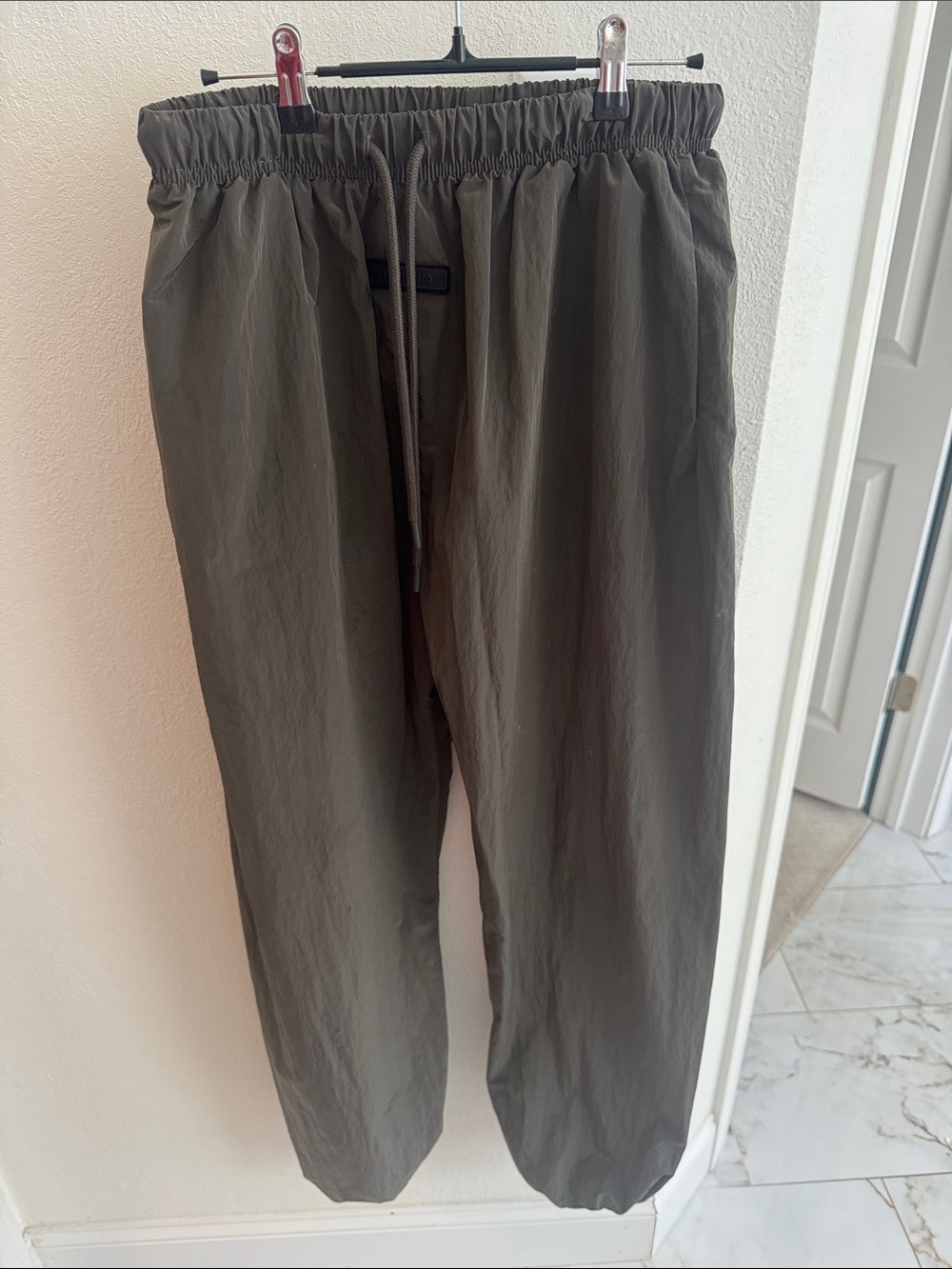 Fear of God Women's Olive Drawstring Joggers